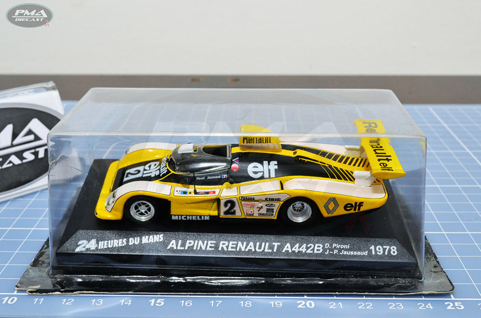 DIDIER PIRONI, JEAN-PIERRE JAUSSAUD 1978 RENAULT RENAULT ALPINE A442B 1:43